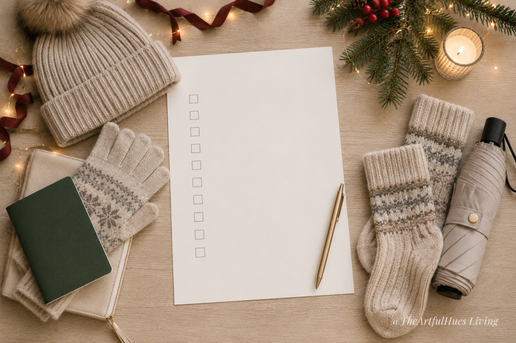 Europe winter packing checklist with cold weather travel essentials